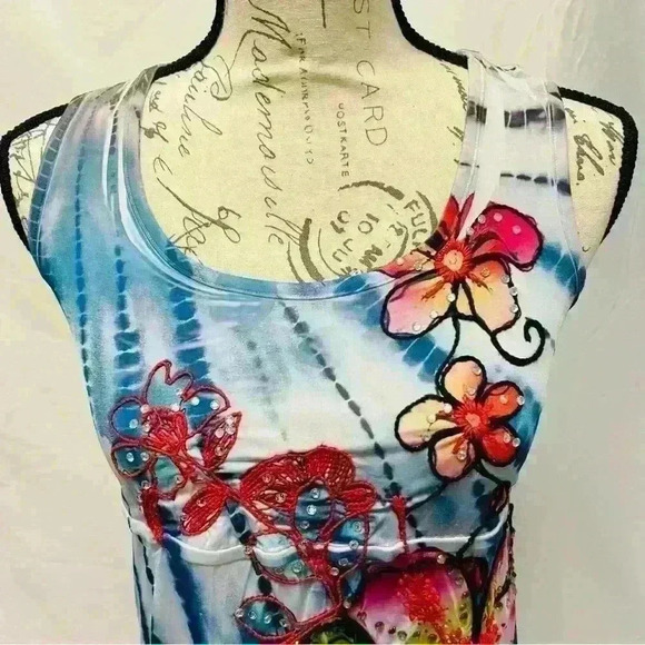 Spy Zone Floral Sleeveless Midi Dress - Picture 7 of 14